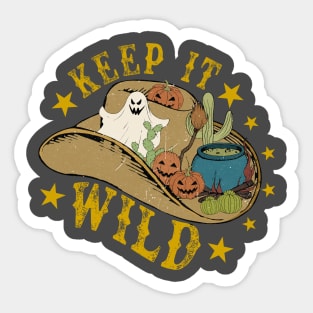 Comfort colors Keep It Wild Sticker